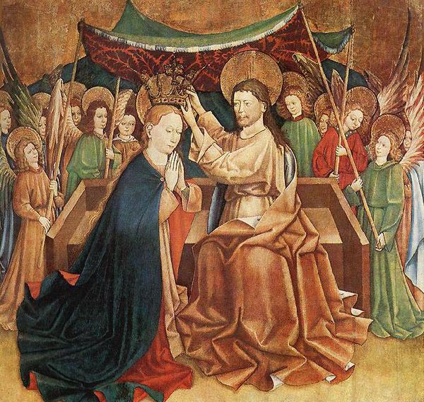 unknow artist Coronation of Mary oil painting picture